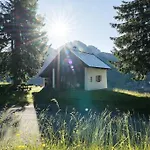 Gemuetliche Berghuette In Den Alpen Dağ evi *