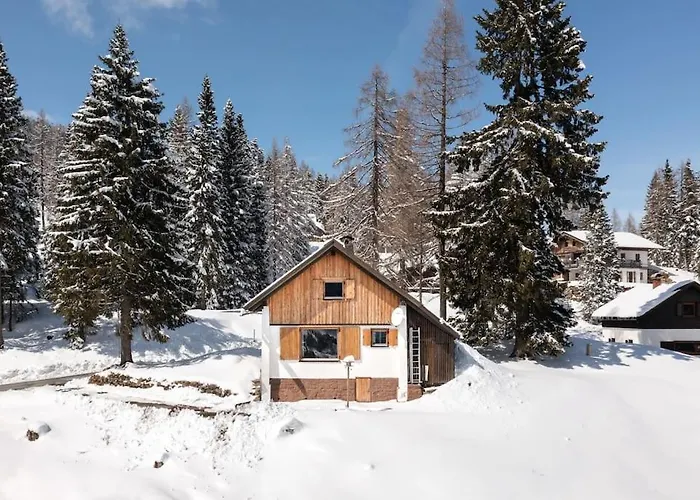Gemuetliche Berghuette In Den Alpen Sonnenalpe Nassfeld