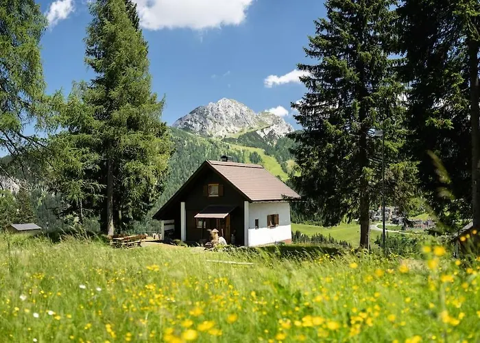 Gemuetliche Berghuette In Den Alpen Sonnenalpe Nassfeld