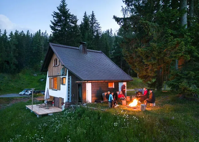 Gemuetliche Berghuette In Den Alpen *
